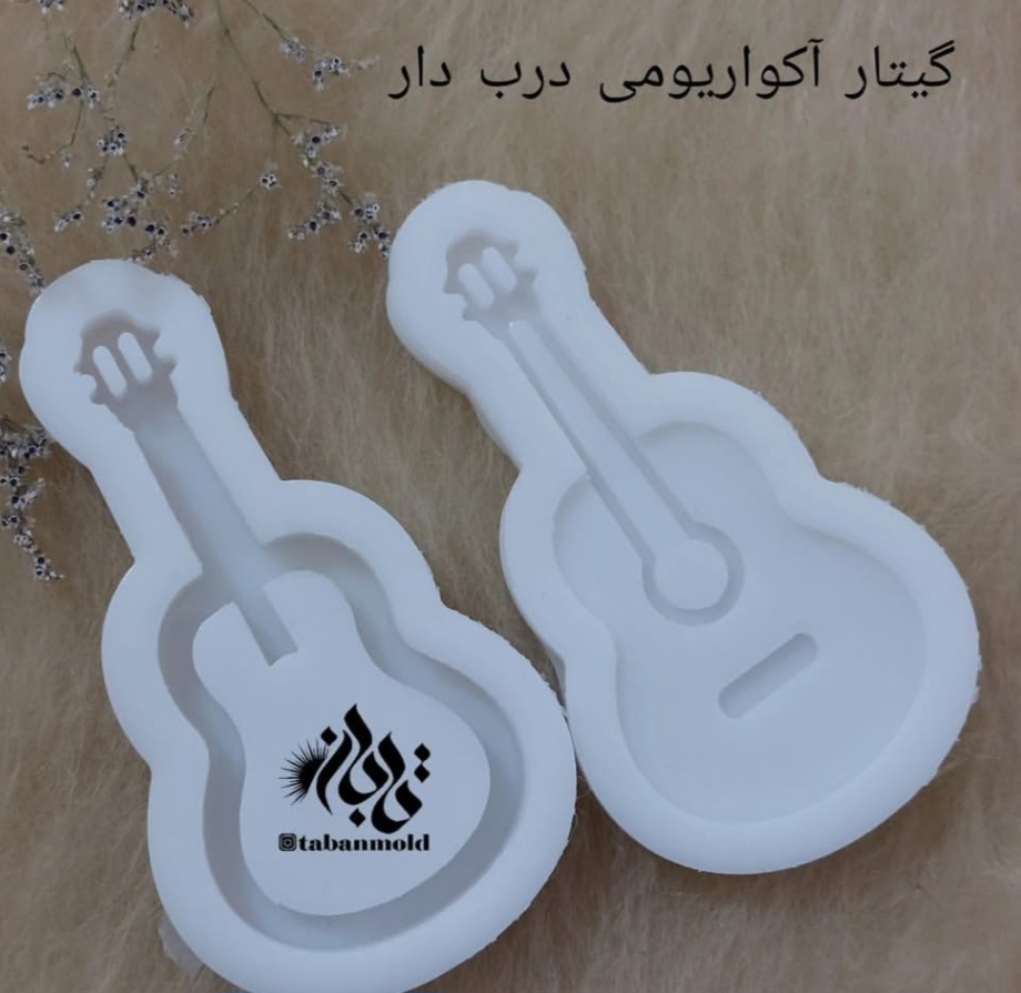 قالب سیلکونی گیتار آکواریومی درب دار