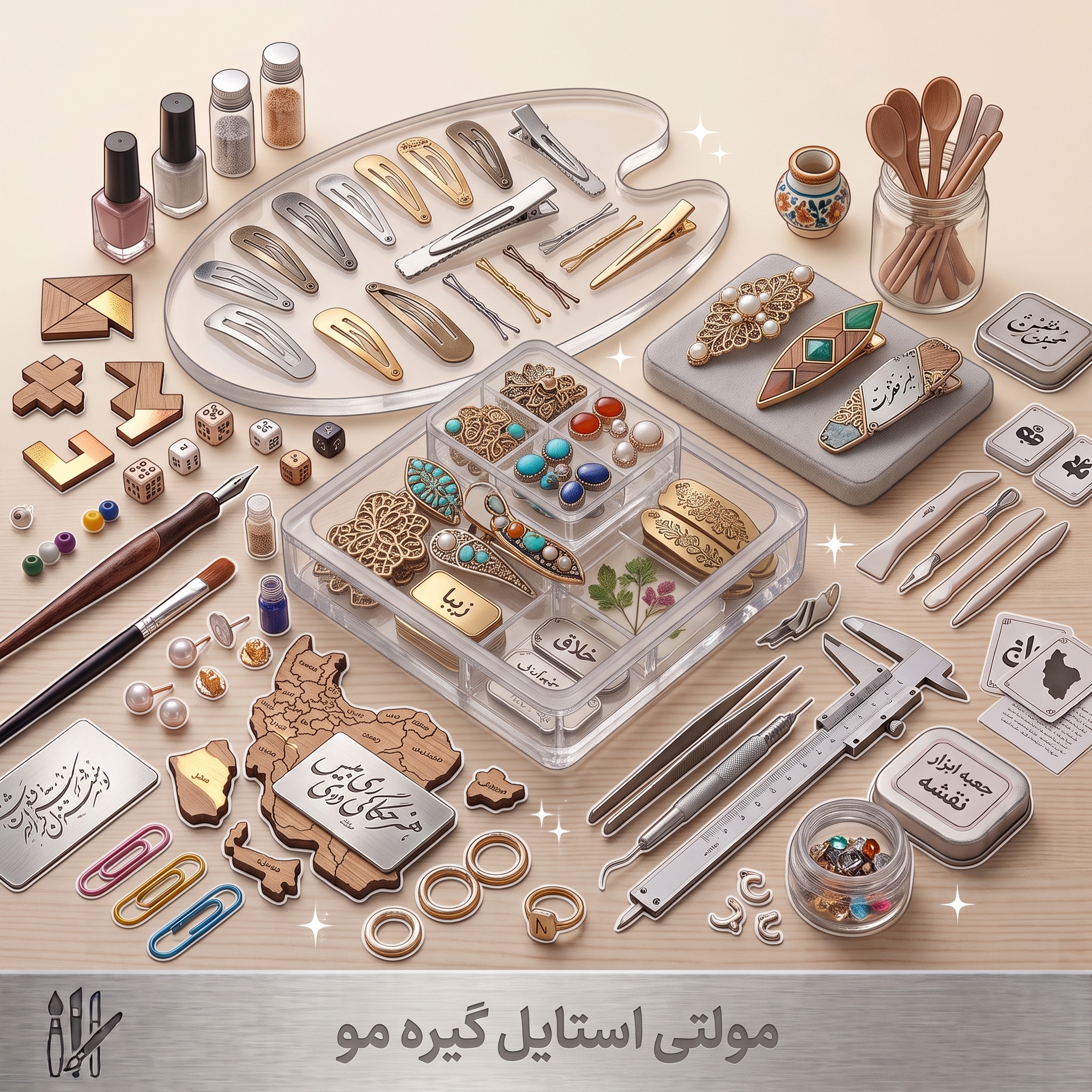 مولتی استایل گیره مو