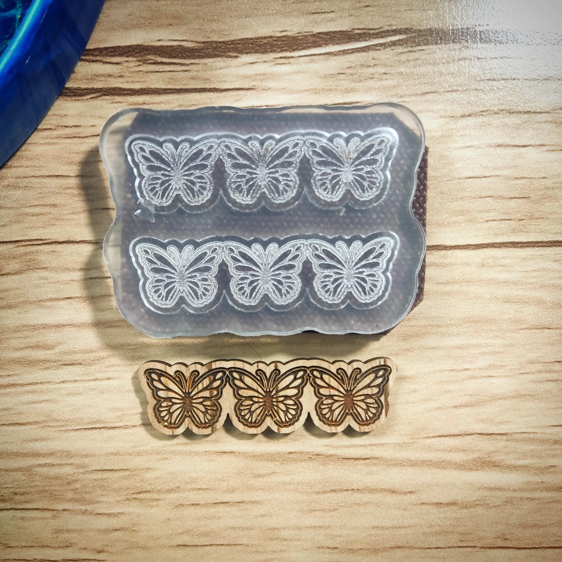 قالب سیلیکونی گیره مو کد f55
